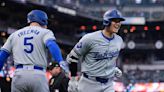 Shohei Ohtani hits solo home run, RBI double as Dodgers pound Giants 10-2