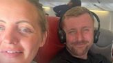Couple escorted out of airport like 'criminals' as Ryanair bar them from flight - due to 'tea stain' on passport