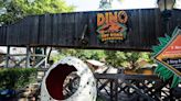 A first look at the Dino Off Road Adventure in Six Flags over Texas. We have pictures