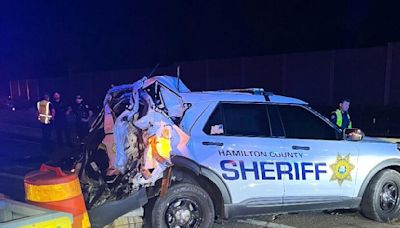 Man charged with DUI after crashing into Hamilton County deputy's patrol SUV on I-24