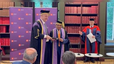 Honorary Fellowship conferred on economist N K Singh by the London School of Economics - CNBC TV18