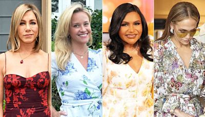 Jennifer Aniston, Jennifer Lopez, and Reese Witherspoon Are Fancying Floral Dresses for Summer — Shop the Trend Now