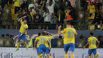 Con doblete incluido: Cristiano Ronaldo alcanza su primera final en el fútbol saudí - La Tercera