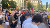 Cientos de personas se manifiestan en Madrid contra Maduro