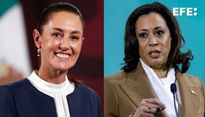 Claudia Sheinbaum y Kamala Harris hablan por teléfono sobre migración y energías limpias