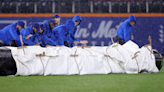 Wednesday's Mets-Yankees game currently in a rain delay