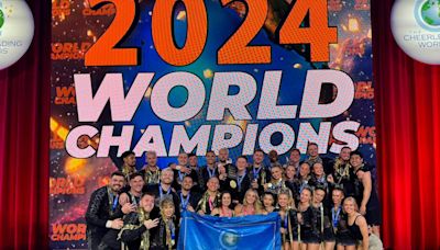 Sutton cheerleading team scoops up historic wins at world championships