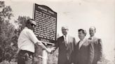 Kayak Adventures discover historic river portage sign