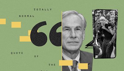 In a Week Full of Hypocrites, Greg Abbott Came Close to Winning the Crown