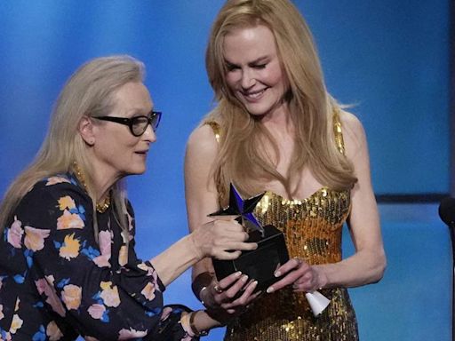 Meryl Streep elogia a Nikole Kidman, dice que actuar con ella "fue traumatizante"