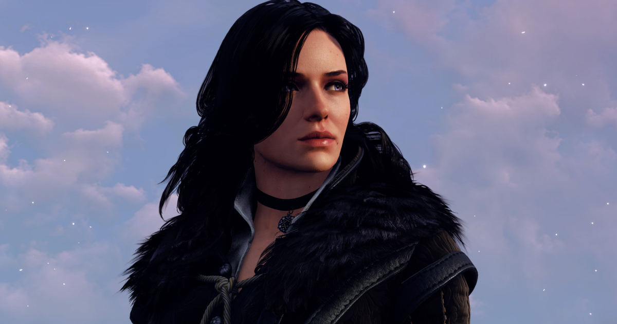 The Witcher 3 mod adds character customisation and magic-wielding sorceress class