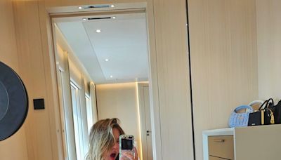 Sydney Sweeney Took ‘Chaotic’ Mirror Selfies in a Flirty Bandana Two-Piece