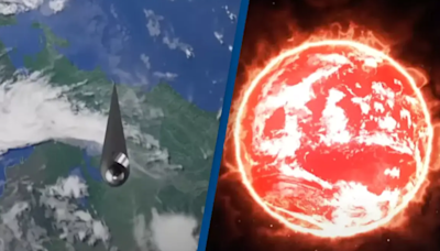 Apocalyptic video shows what would happen if a needle hit planet Earth at the speed of light