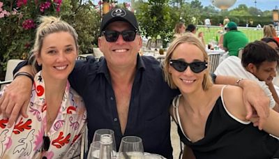 Karl Stefanovic enjoys family lunch with wife Jasmine and daughter