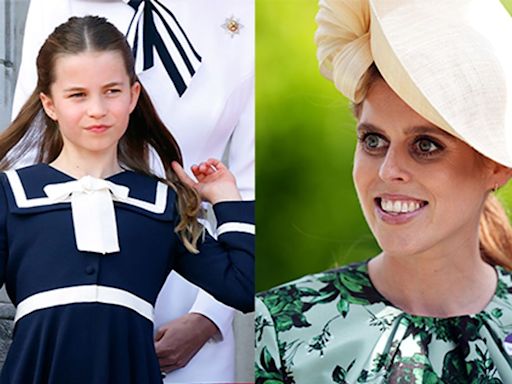 Princess Charlotte and Princess Beatrice's daughter Sienna twinned - did you spot it?