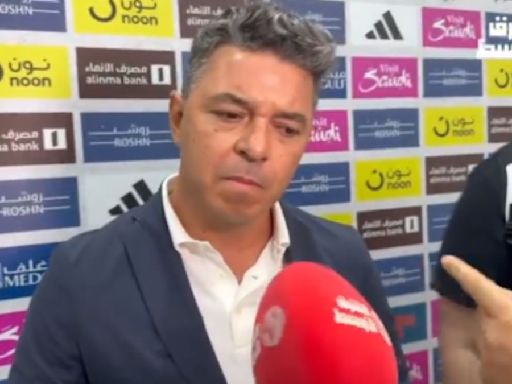 El enojo de Marcelo Gallardo con los periodistas en Arabia Saudita: “Están buscando...”