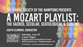 Judith Clurman to Guest Conduct The Choral Society of the Hamptons in A MOZART PLAYLIST