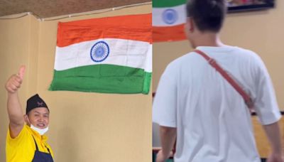 Tricolour Flag Spotted Hanging Upside Down At Indian Restaurant In Japan, Rectified After Video Goes Viral