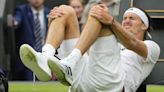 Escalofriante caída de Zverev en Wimbledon