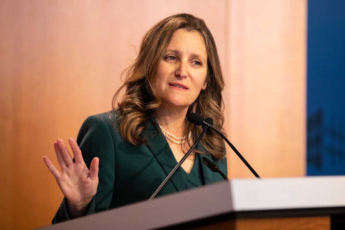 China Can’t Use Canada as Trade Path for Cheap Goods, Freeland Says
