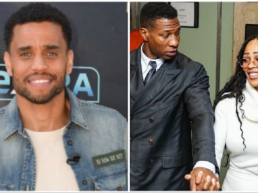 Fans Call Out 'Disrespect' as Michael Ealy's 'Menacing' Embrace of Meagan Good Appears to Have Boyfriend Jonathan Majors Fuming