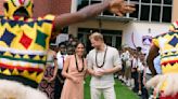 Mixing games and education, Prince Harry and Meghan arrive in Nigeria to promote mental health