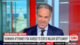 CNN’s Jake Tapper Has Hard Time Keeping Straight Face When Reading Fox News’ Statement About $787M Dominion Settlement