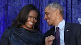 Barack & Michelle Obama Share Tender Moment at the White House During Portrait Unveiling