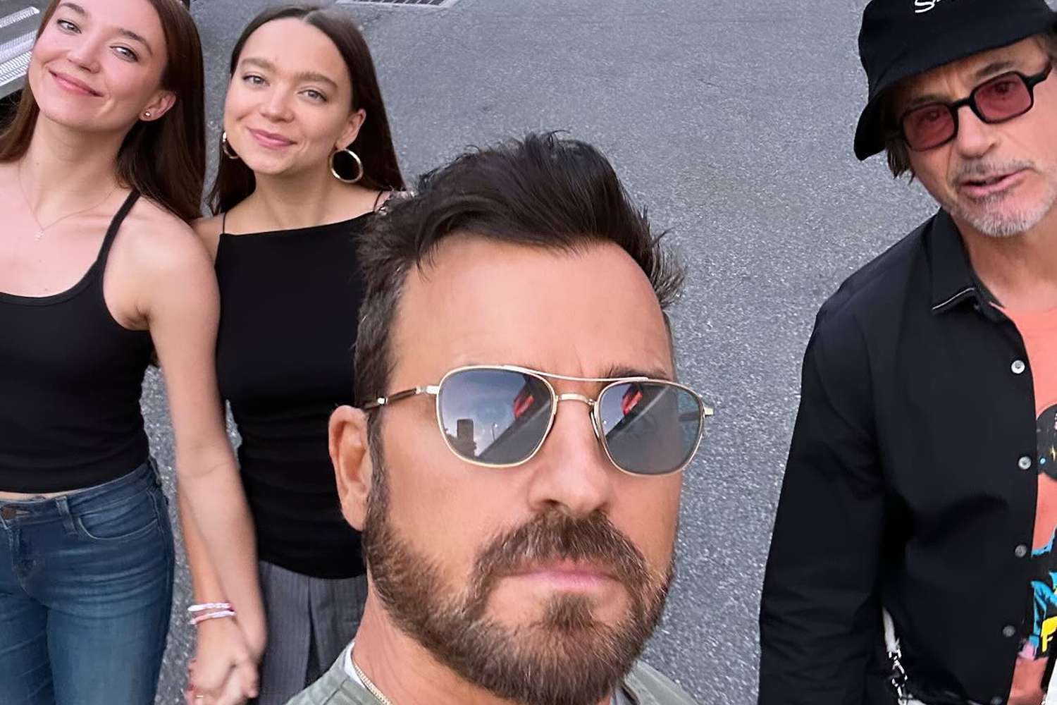 Justin Theroux and Robert Downey Jr. Catch Olivia Rodrigo Concert Together in Philadelphia — See the Photos!