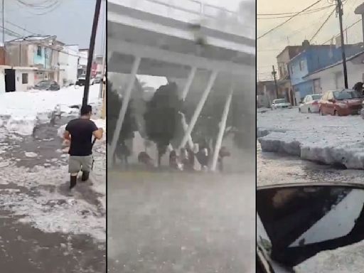 "Downburst", fenómeno meteorológico que dejó bajo hielo a Puebla