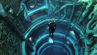 World's deepest swimming pool hides 'underwater city' 200ft below surface