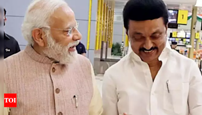 tamil nadu cm m k stalin to meet pm narendra modi in delhi today | Chennai News - Times of India