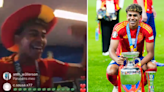 Spain star films naked team-mates to half a million fans after Euro 2024 final