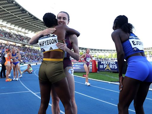 Laura Muir breaks British 1500m best as world records fall at Paris Diamond League