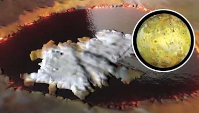 Las increíbles imágenes de los lagos de lava de una de las lunas de Júpiter