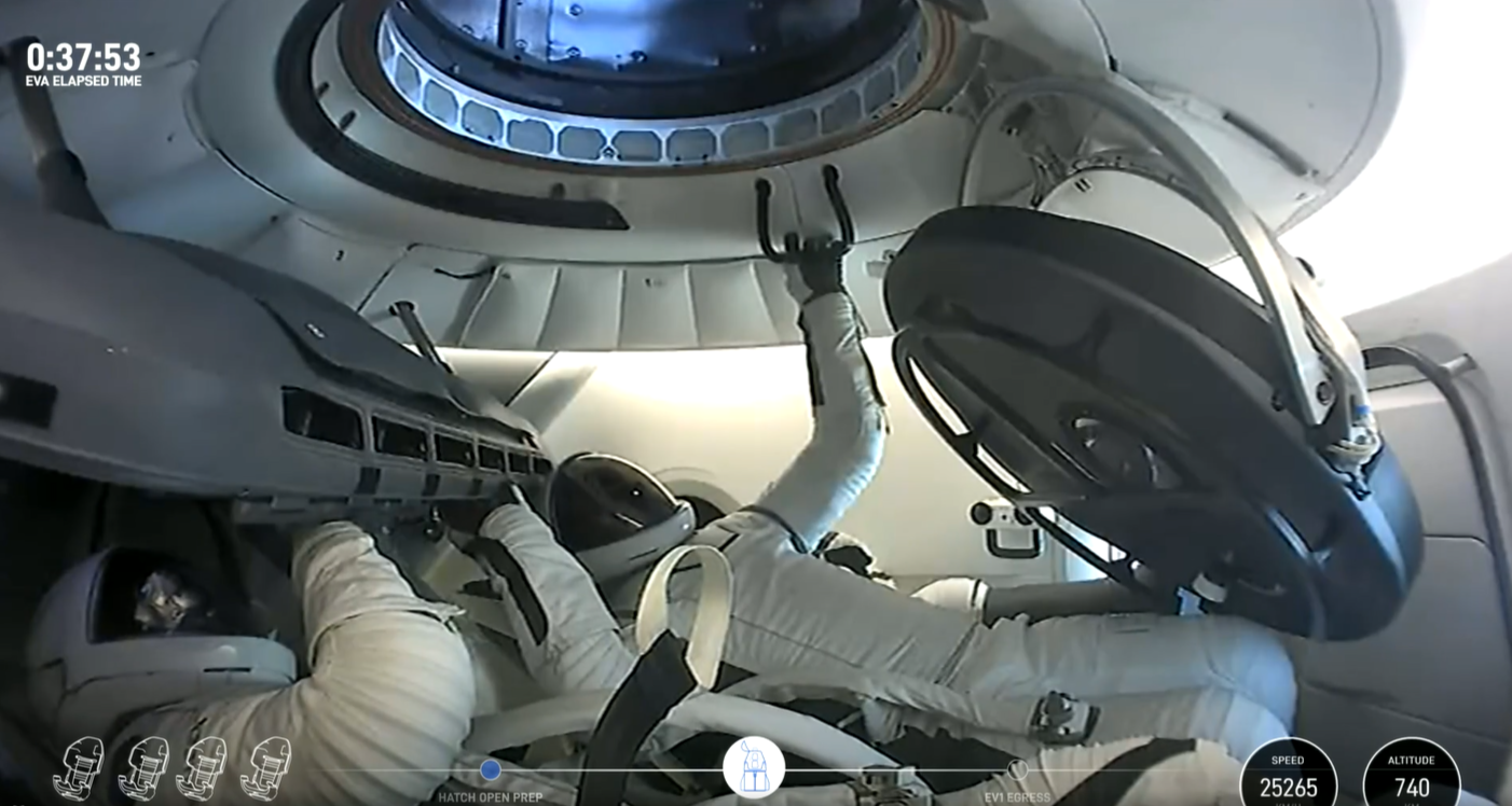 "Looks like a perfect world:" SpaceX Polaris Dawn spacewalk achieved space industry first