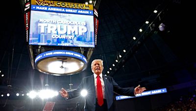 Live updates: Donald Trump takes the stage at Bojangles Coliseum rally in Charlotte