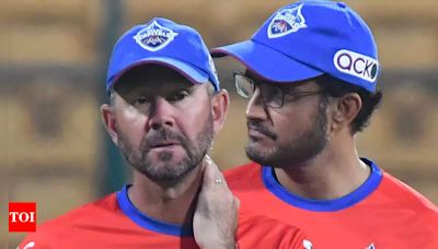 Delhi Capitals remove Ricky Ponting from head coach's post, Sourav Ganguly could assume new role | Cricket News - Times of India