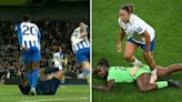 Reece James follows in sister Lauren's World Cup shame as he's sent off for kick
