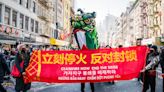 At this year’s Lunar New Year parade in NYC, ‘Free Palestine’ protesters joined the route