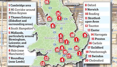 Revealed: The 20 areas most at risk from Labour's house building boom