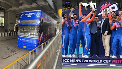 Special open bus ready for team India's victory parade in Mumbai | WATCH video