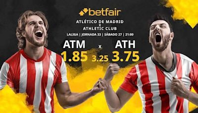 Atlético de Madrid vs. Athletic Club: horario, TV, estadísticas, clasificación y pronósticos