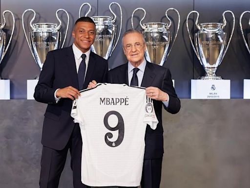 Kylian Mbappé ya en su presentación con el Real Madrid: las imágenes nunca vistas