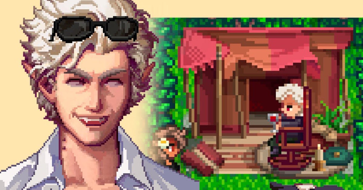 Stardew Valley's Baldur's Gate 3 mod team hopes to let you romance pixelated Astarion later this year - in a seasonal outfit, too