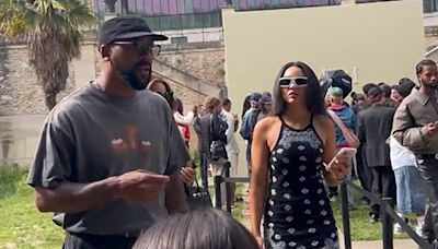 Marcus Jordan Chats With Mystery Woman At Paris Fashion Show After Larsa Pippen Split