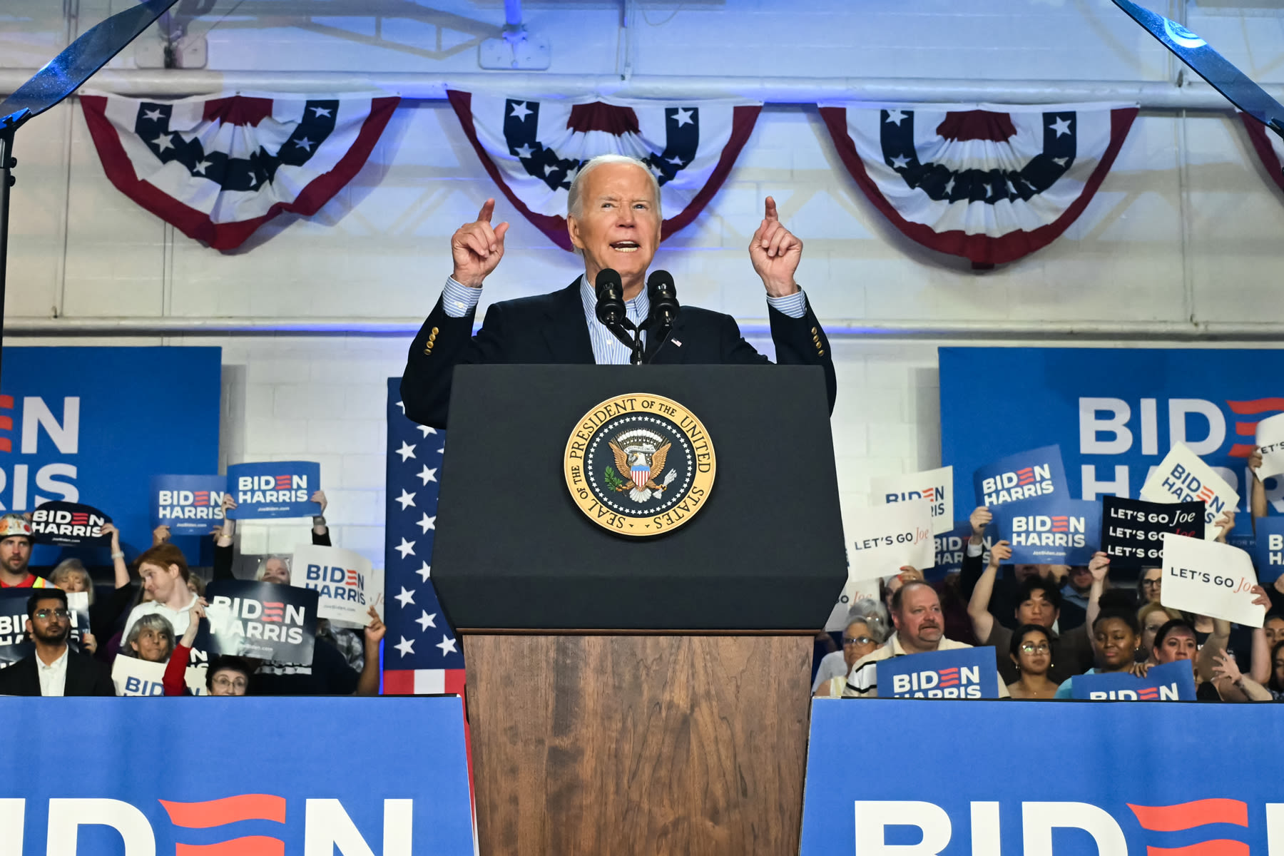 Biden Emphatically Insists He’s Staying in Race at Wisconsin Rally