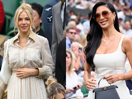 Sienna Miller Embraces Polka Dots in Prada, Nicole Scherzinger Goes Monochrome and More Celebrity Style From Wimbledon 2024
