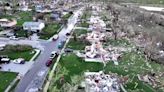 Drone captures devastating tornado aftermath in Nebraska as hundreds of homes flattened