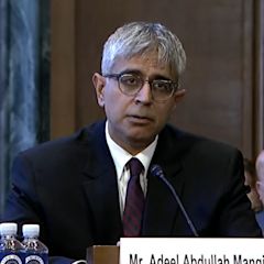 Third US Senate Democrat to vote against Muslim judicial nominee Mangi